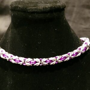 Dark Pink Bracelet - Byzantine Collection