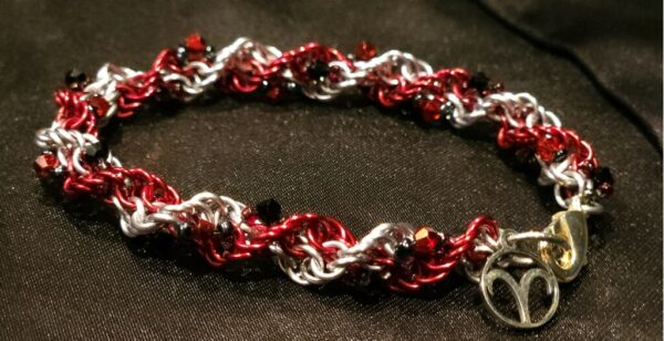 Aries Bracelet - Beaded Zodiac Spiral Collection