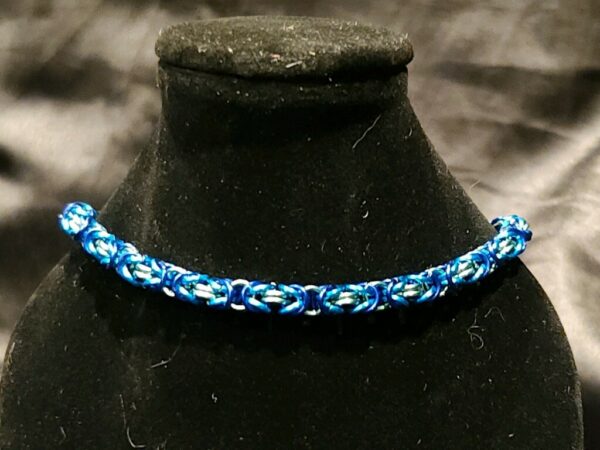 Three Blues Bracelet - Byzantine Collection - Image 4