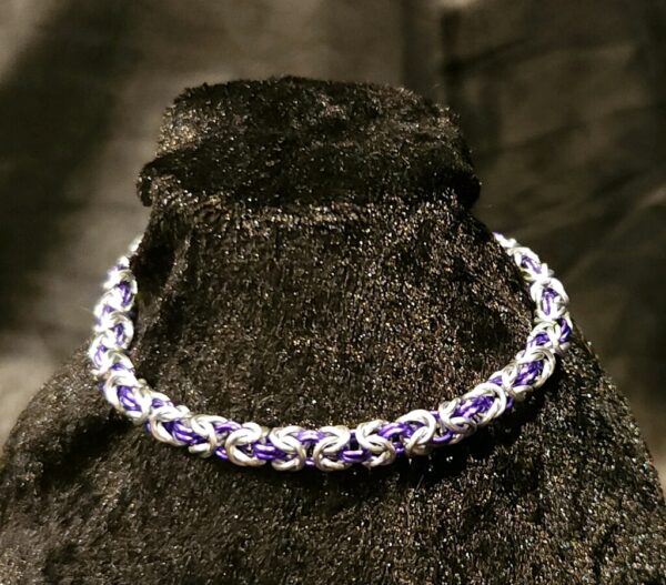 Dark Purple Bracelet - Byzantine Collection - Image 5
