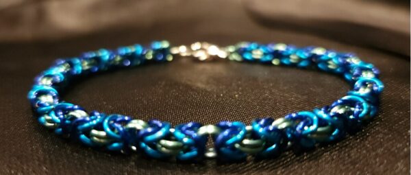 Three Blues Bracelet - Byzantine Collection - Image 3