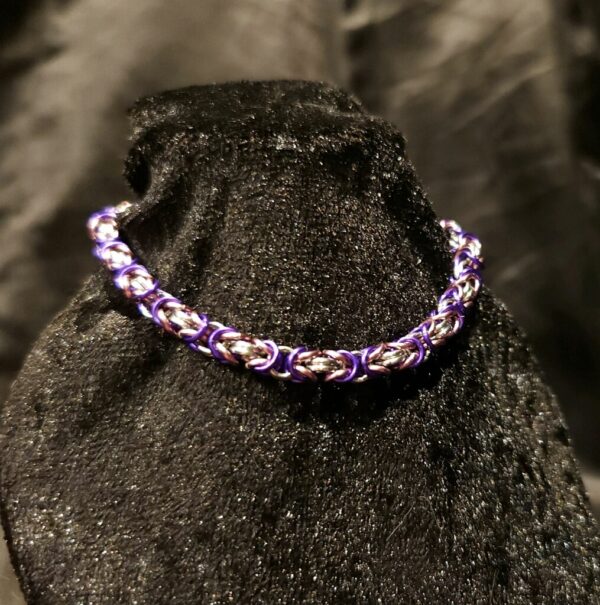 Two Purples Bracelet - Byzantine Collection - Image 4