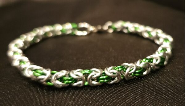 Medium Green Bracelet - Byzantine Collection - Image 4