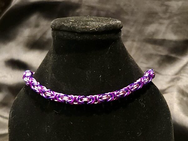 Three Purples Bracelet - Byzantine Collection - Image 4