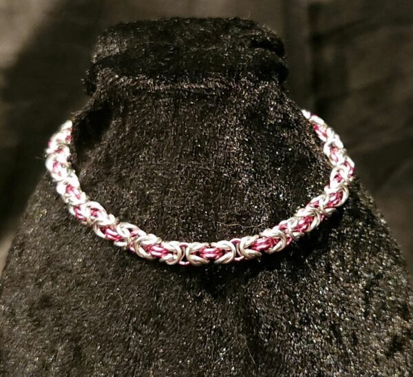 Medium Pink Bracelet - Byzantine Collection