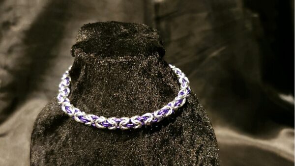 Dark Purple Bracelet - Byzantine Collection - Image 3