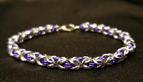 Dark Purple Bracelet - Byzantine Collection - Image 2
