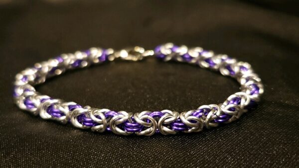 Dark Purple Bracelet - Byzantine Collection
