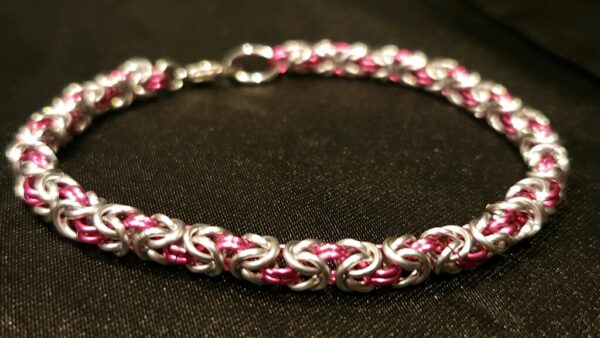 Medium Pink Bracelet - Byzantine Collection - Image 3