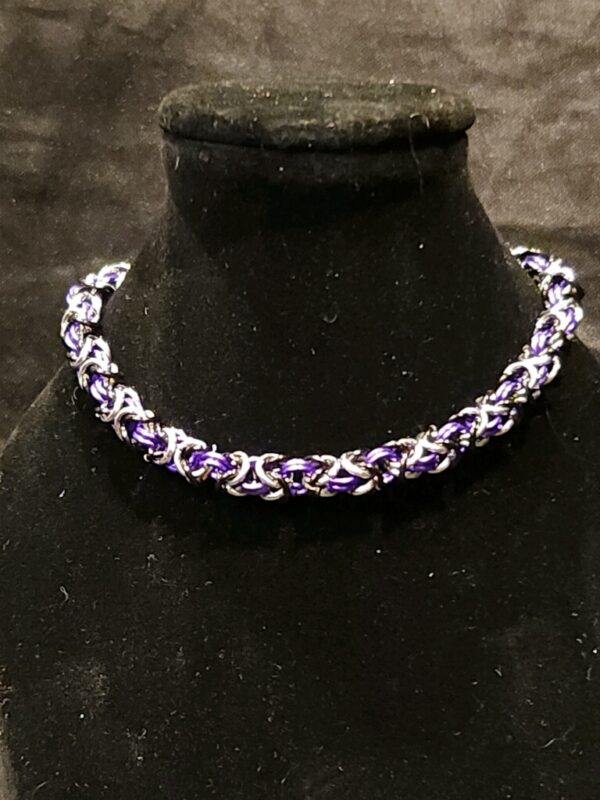 Dark Purple Bracelet - Byzantine Collection - Image 4