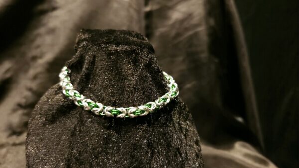 Medium Green Bracelet - Byzantine Collection - Image 2